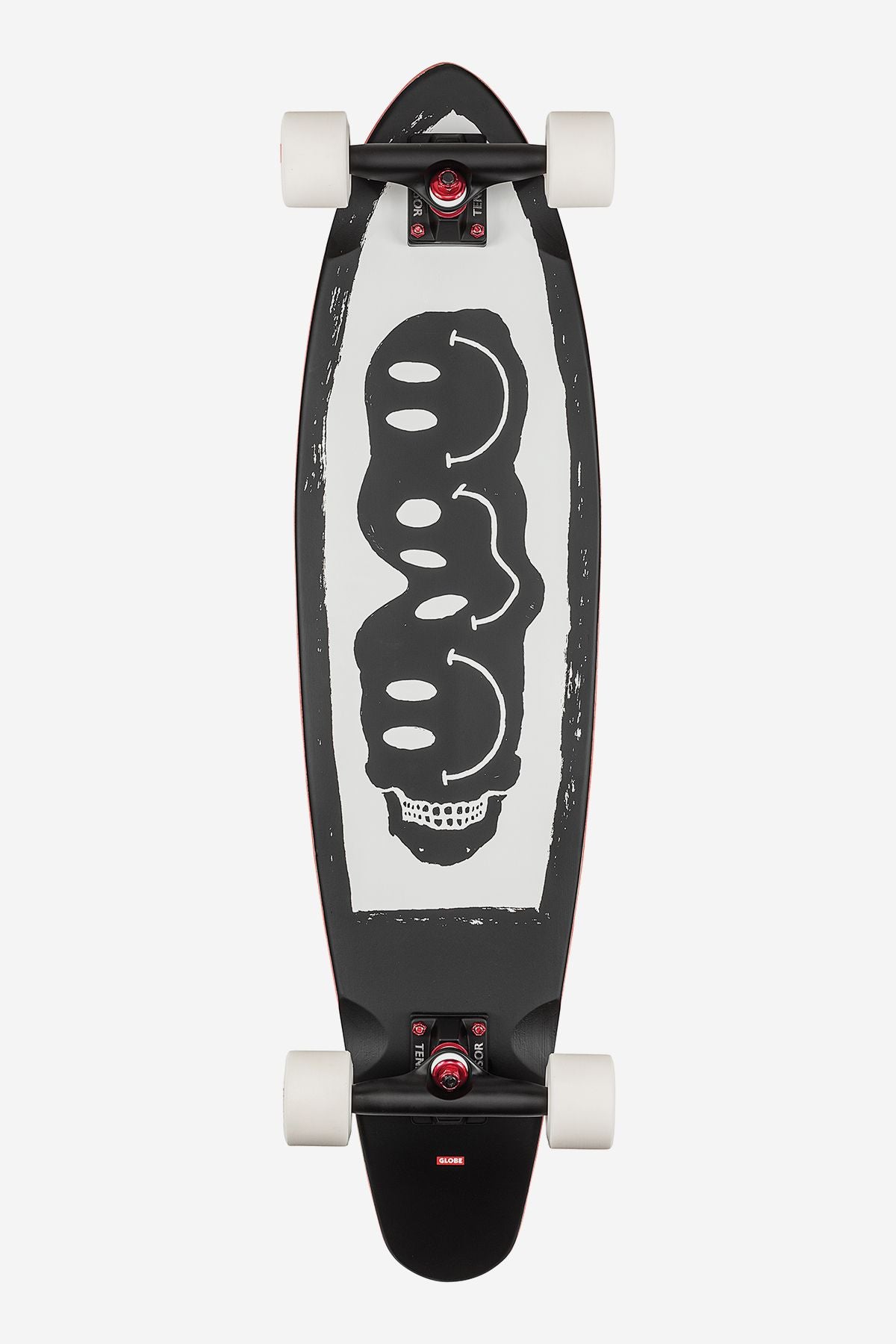 Globe Bells 34" Cruiser Skateboards Black/White/Red | Norge-710926