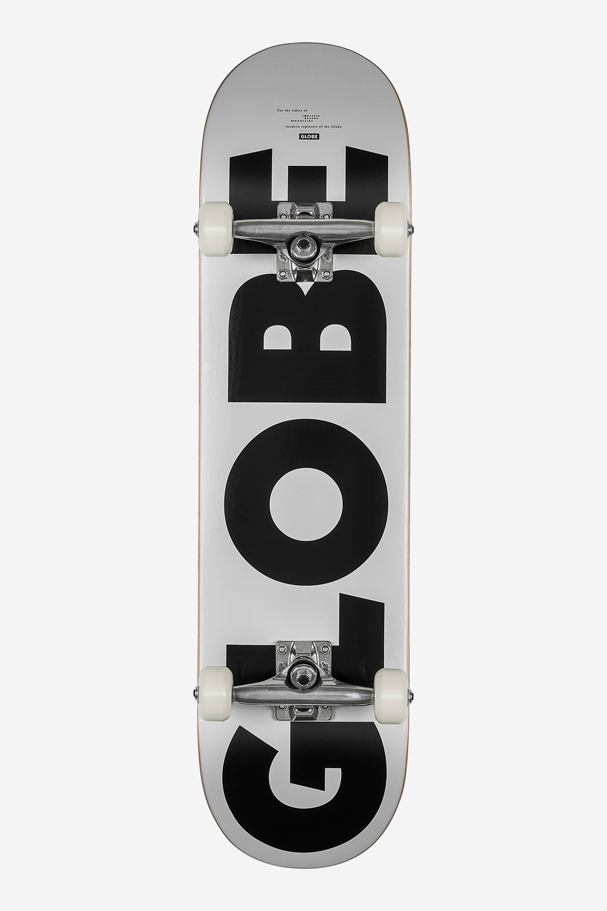 Globe G0 Fubar 8.0" Complete Skateboards White/Black | Norge-420391