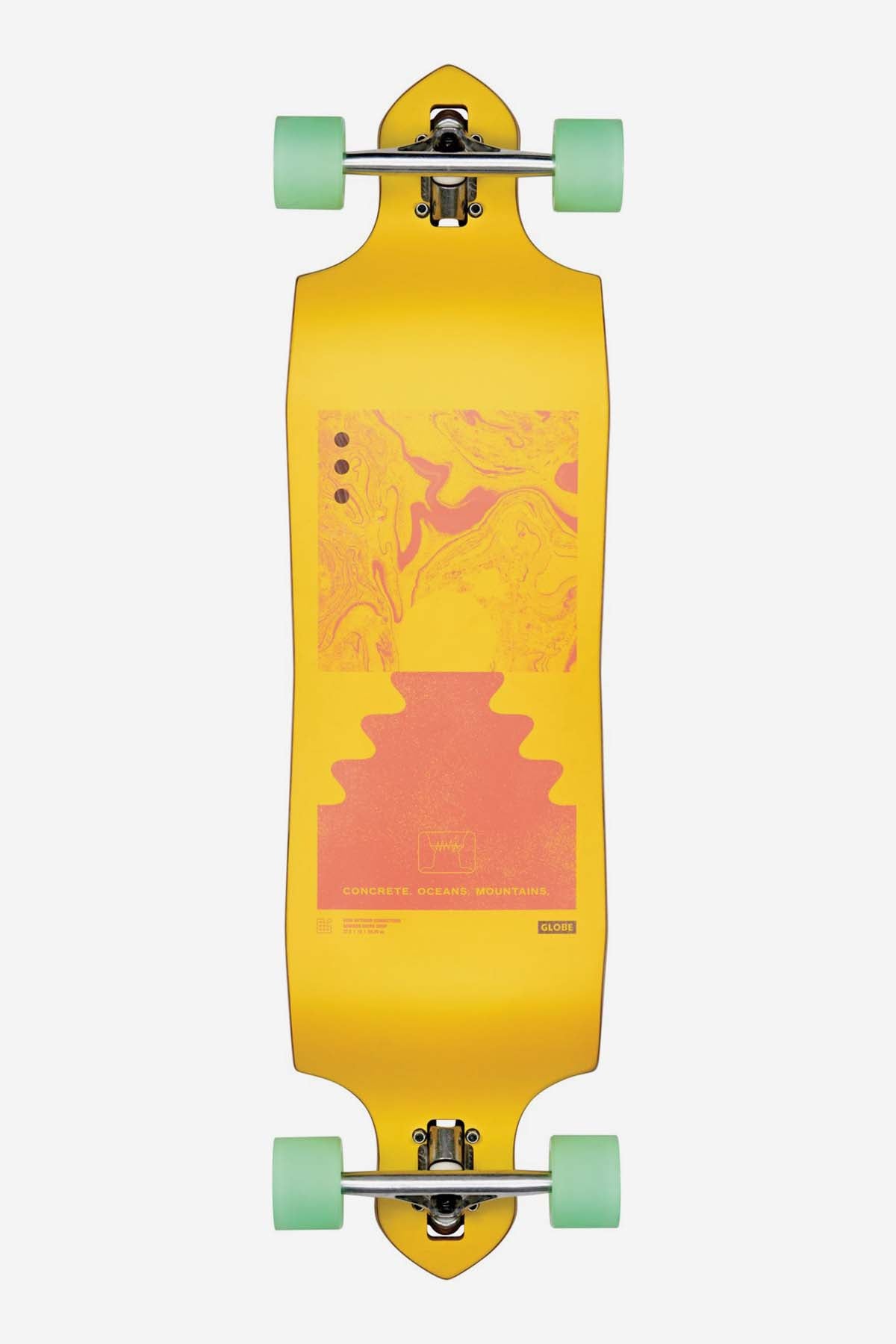 Globe Geminon Micro-Drop 37" Longboards Oransje | Norge-460387