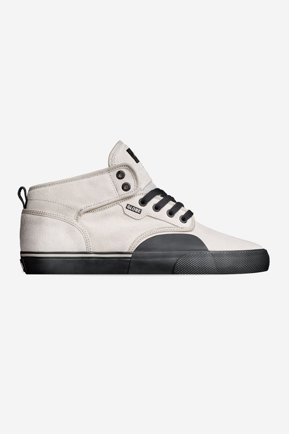 Globe Motley Mid Skatesko White/Black | Norge-935802